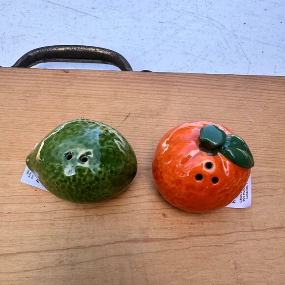 Cracker Barrel Other - Cracker Barrel Lime Orange Citrus Salt Pepper Shakers Set New With Tags